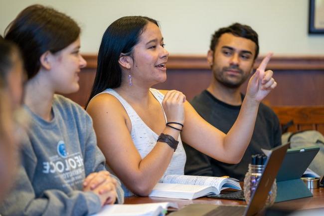 Saint Mary's Students in Class